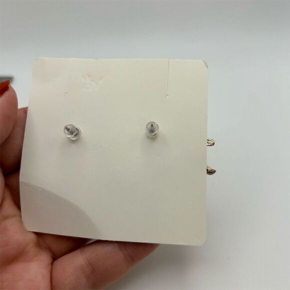 Bohemian Gold Tone Sun Starburst Sunflower Large Stud Pierced Earrings - Picture 6 of 8